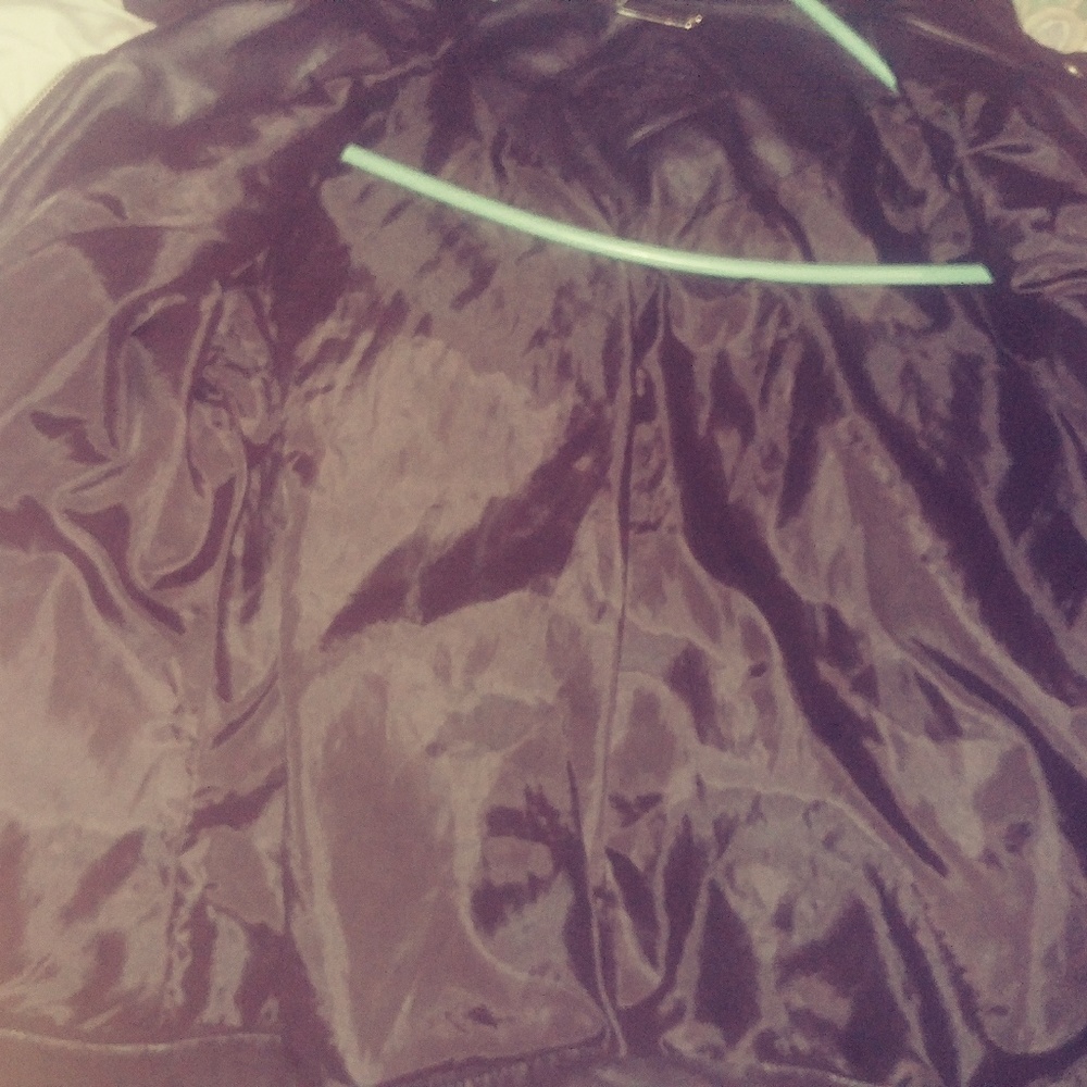 JouJou Size Medium Moto Style Leather Jacket - Picture 5 of 8